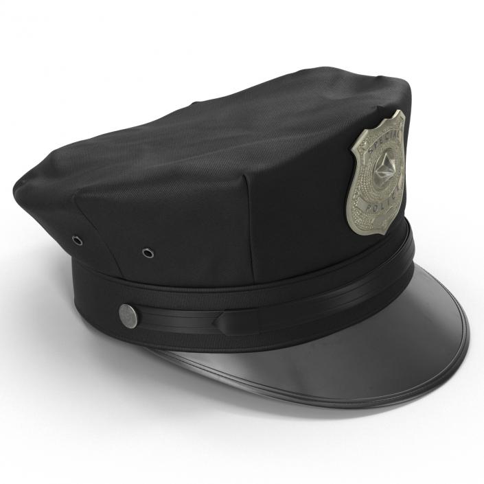 3D Special Police Hat model