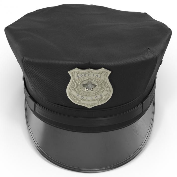 3D Special Police Hat model