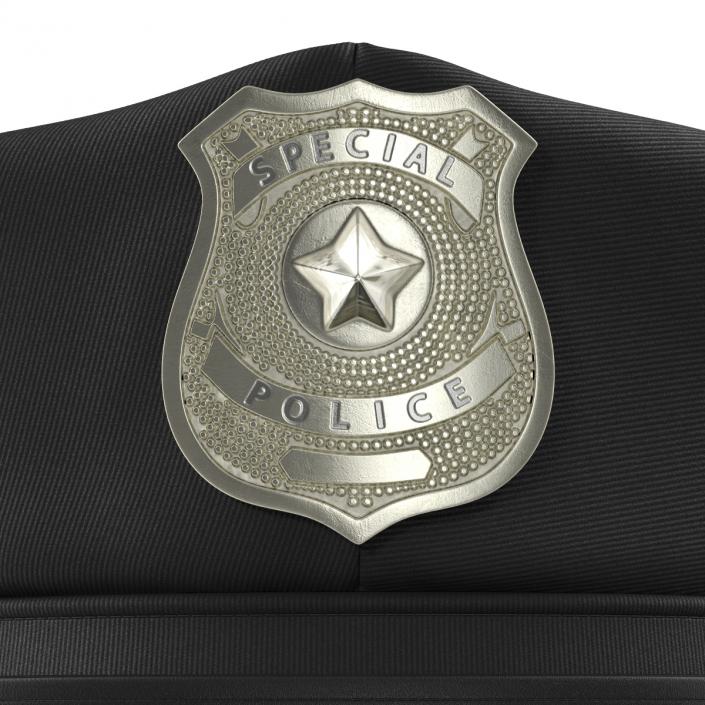 3D Special Police Hat model