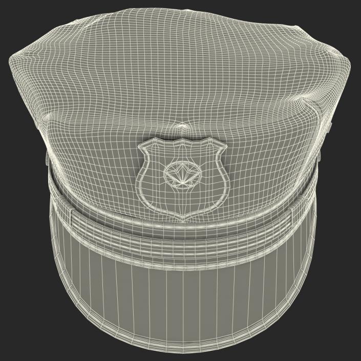 3D Special Police Hat model