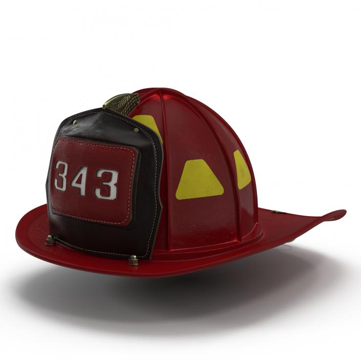 3D Fire Helmet 4 model