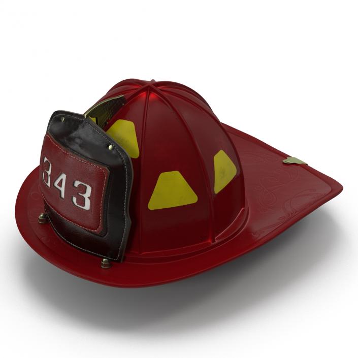 3D Fire Helmet 4 model