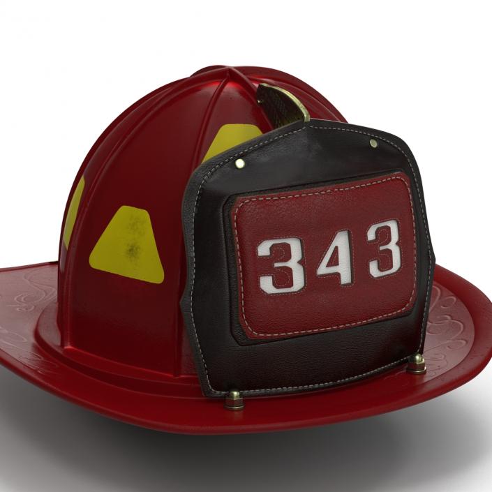 3D Fire Helmet 4 model