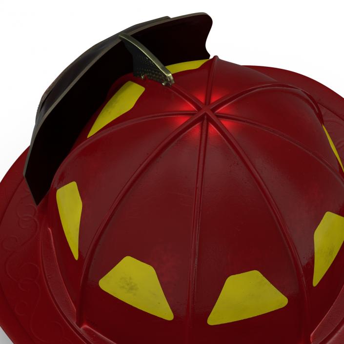 3D Fire Helmet 4 model