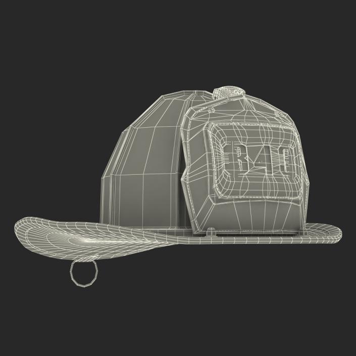 3D Fire Helmet 4 model