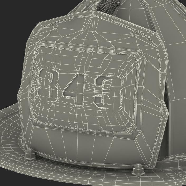 3D Fire Helmet 4 model