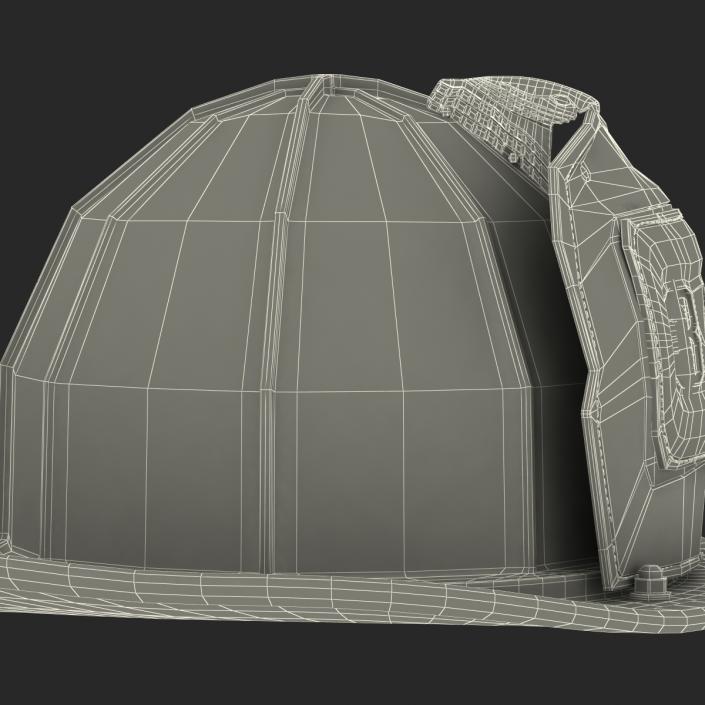 3D Fire Helmet 4 model