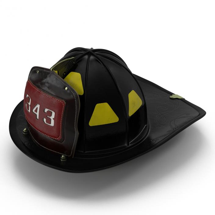 3D Fire Helmet 5 model