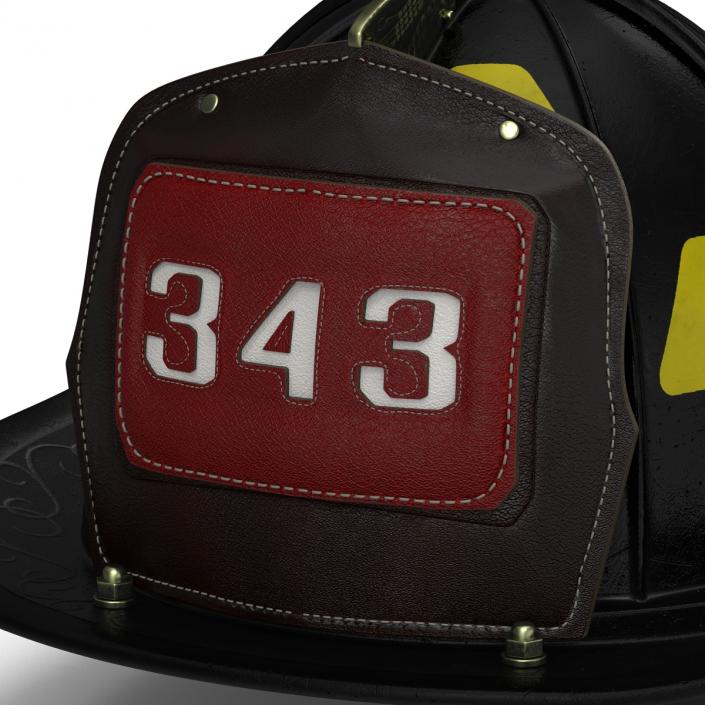 3D Fire Helmet 5 model