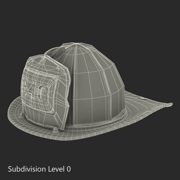 3D Fire Helmet 5 model