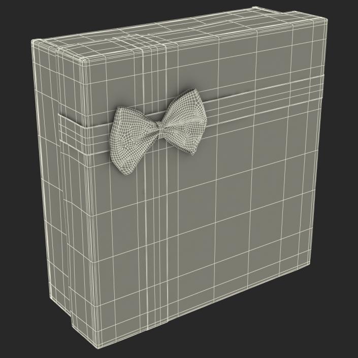 3D Giftbox 4 Silver