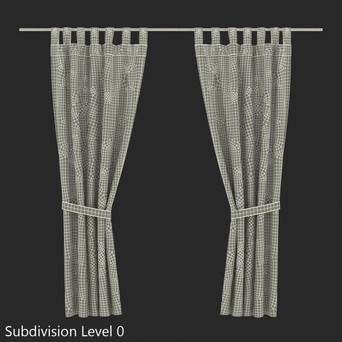 Curtain 3D model