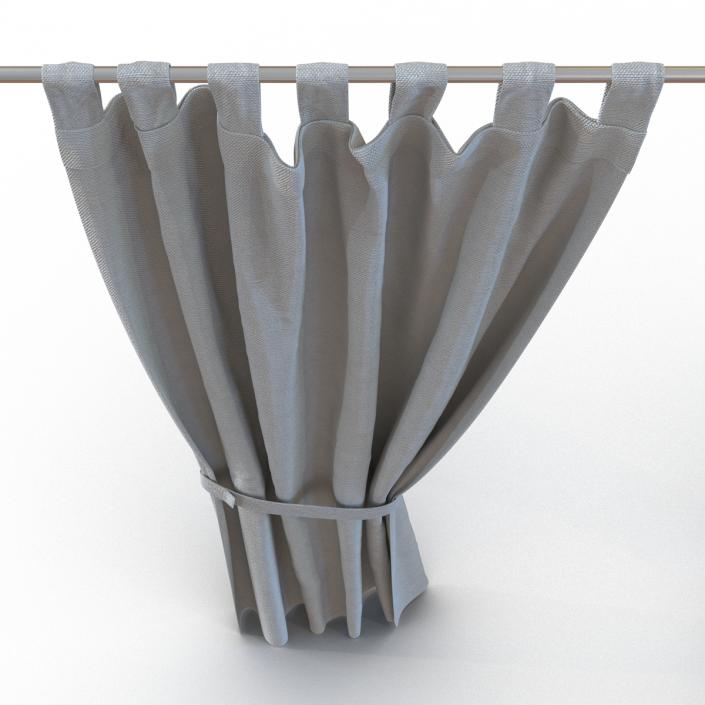 Curtain Gray 3D