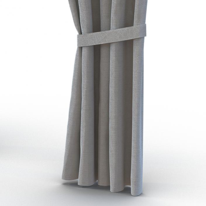 Curtain Gray 3D