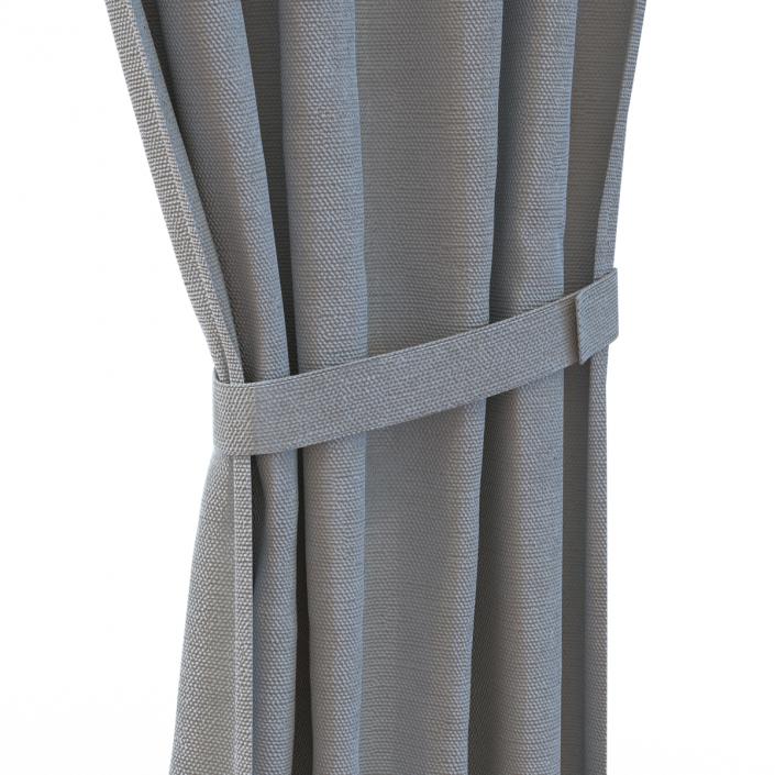 Curtain Gray 3D