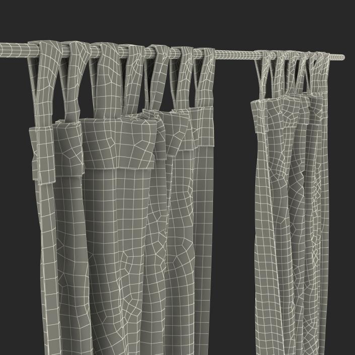 Curtain Gray 3D