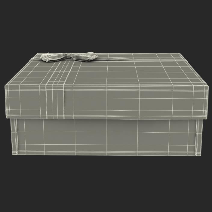 3D Giftbox 4 Red model