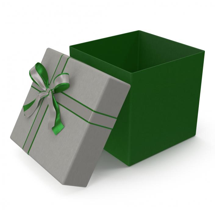 3D model Giftbox 3 Green