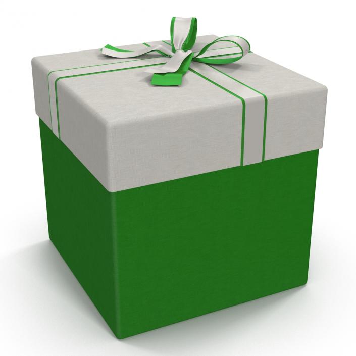 3D model Giftbox 3 Green