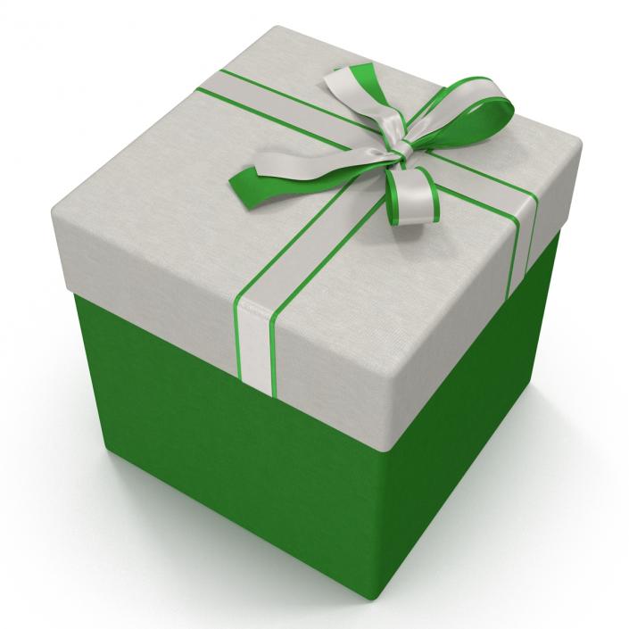 3D model Giftbox 3 Green