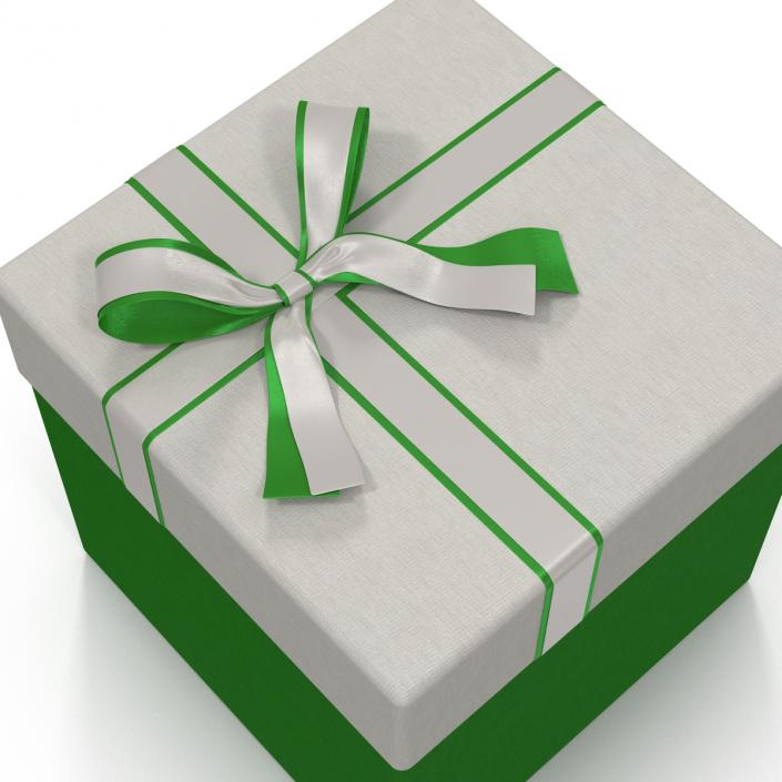 3D model Giftbox 3 Green