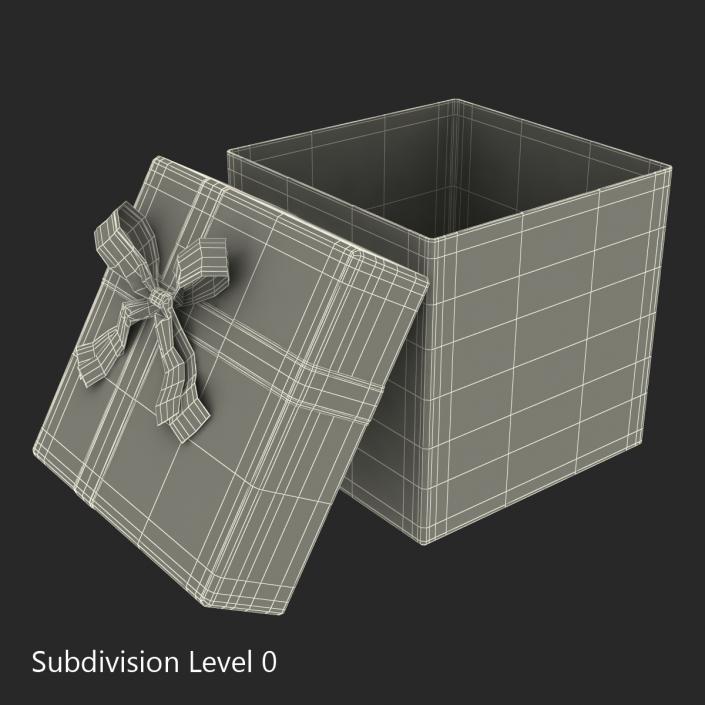 3D model Giftbox 3 Green