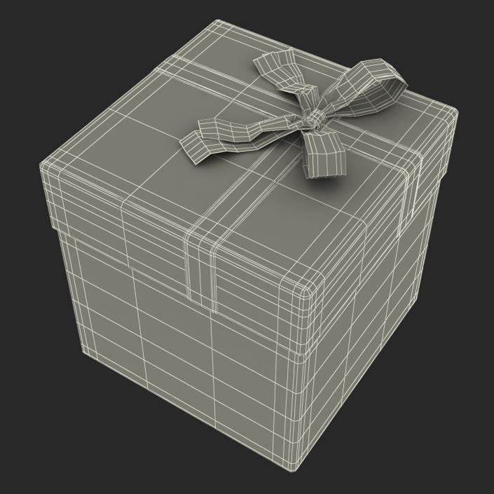 3D model Giftbox 3 Green