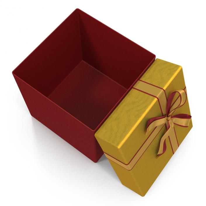 3D model Giftbox 3 Red 2