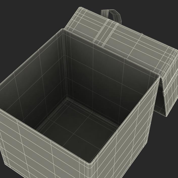 3D Giftbox 3 Red model