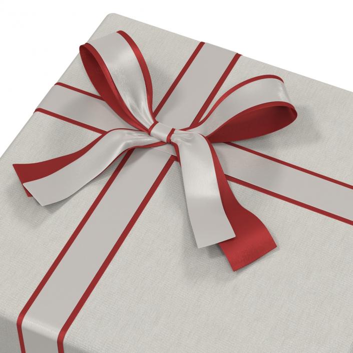 3D Giftbox 3 Red model