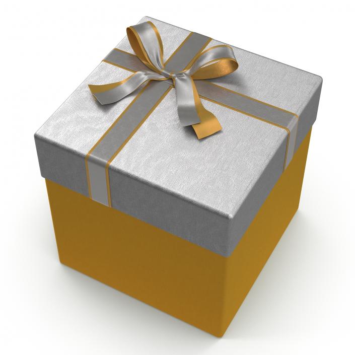 3D Giftbox 3 Yellow