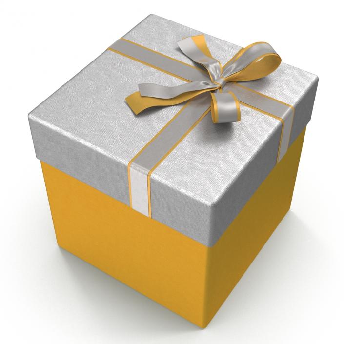 3D Giftbox 3 Yellow