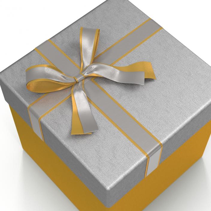 3D Giftbox 3 Yellow