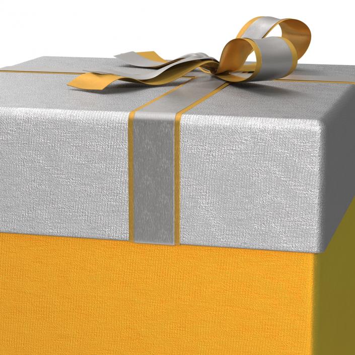 3D Giftbox 3 Yellow