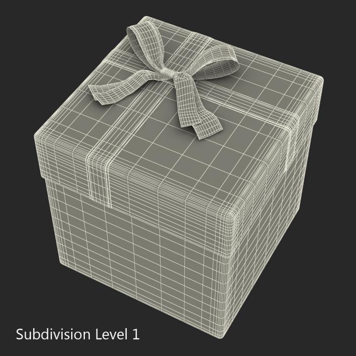 3D Giftbox 3 Yellow