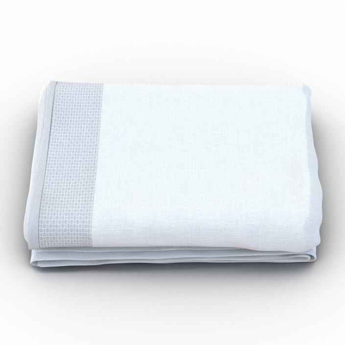 3D Towel White