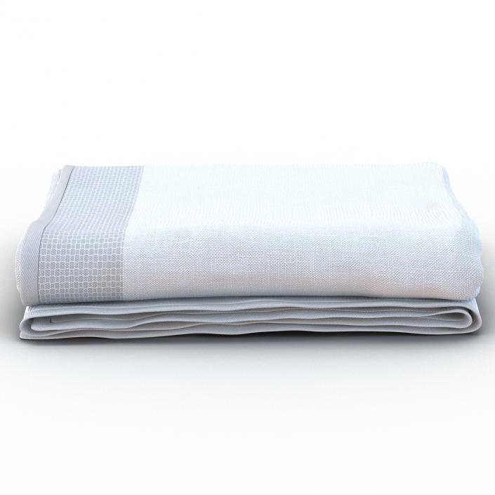 3D Towel White