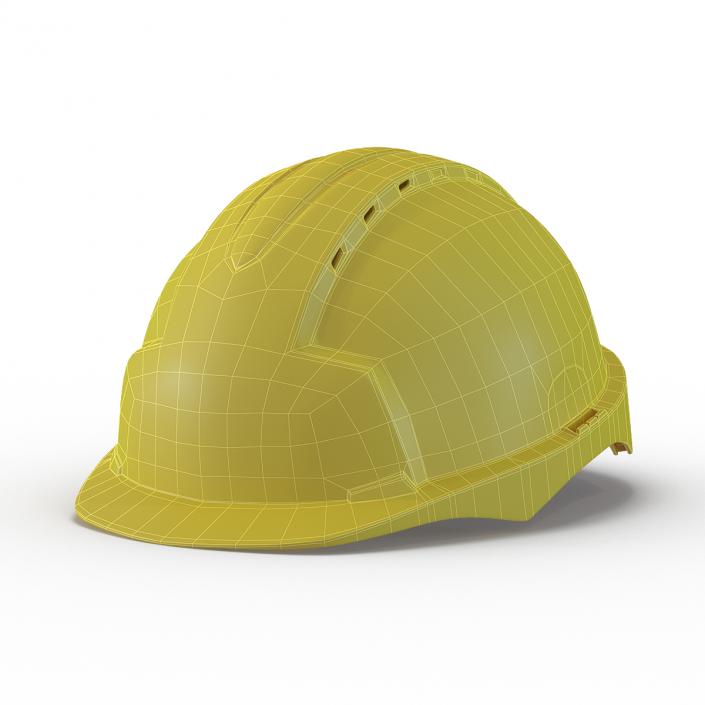 3D model Safety Helmet Yellow