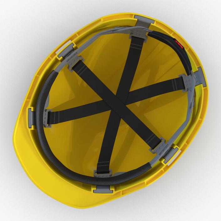 3D model Safety Helmet Yellow