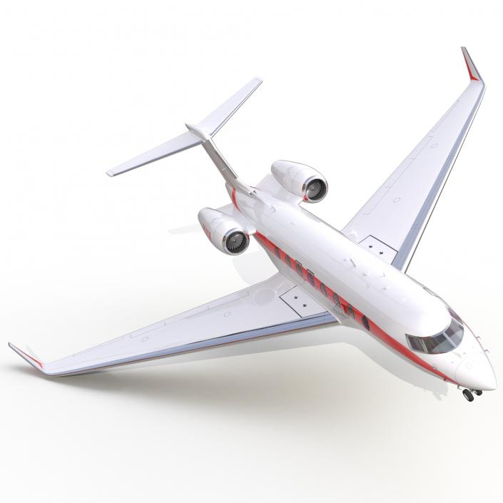 3D Business Jet Gulfstream G650 model