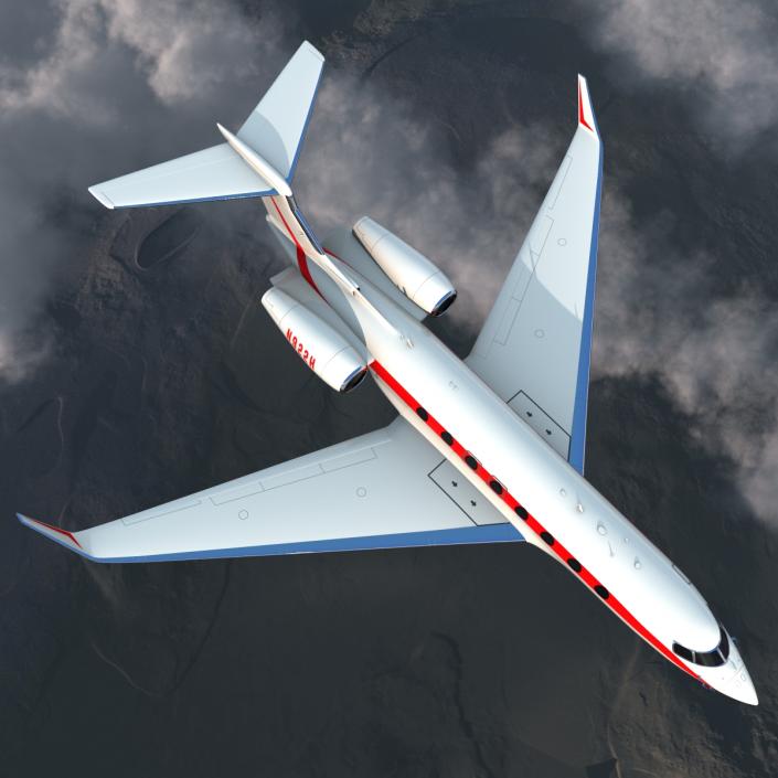 3D Business Jet Gulfstream G650 model