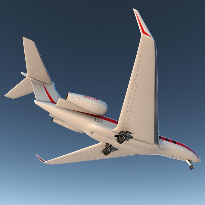 3D Business Jet Gulfstream G650 model