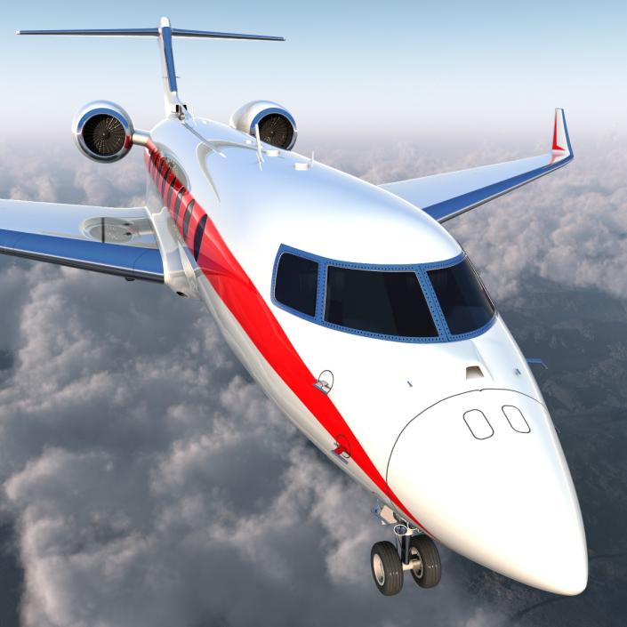 3D Business Jet Gulfstream G650 model