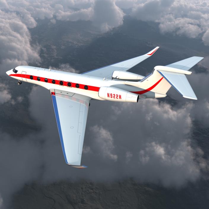 3D Business Jet Gulfstream G650 model