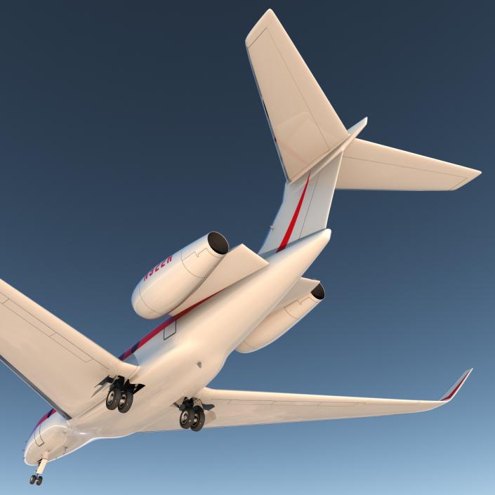 3D Business Jet Gulfstream G650 model