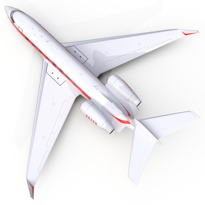 3D Business Jet Gulfstream G650 model