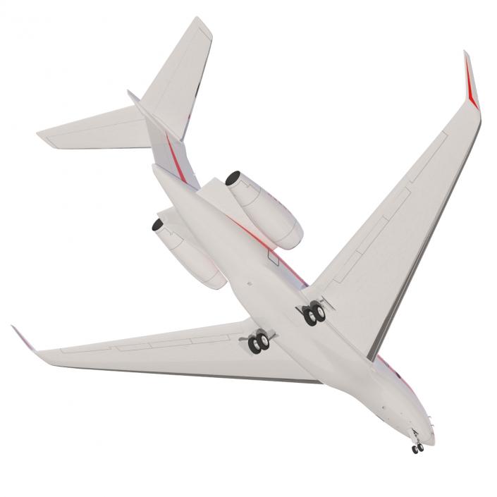 3D Business Jet Gulfstream G650 model