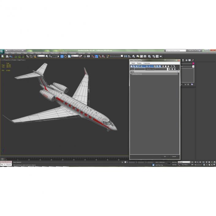 3D Business Jet Gulfstream G650 model