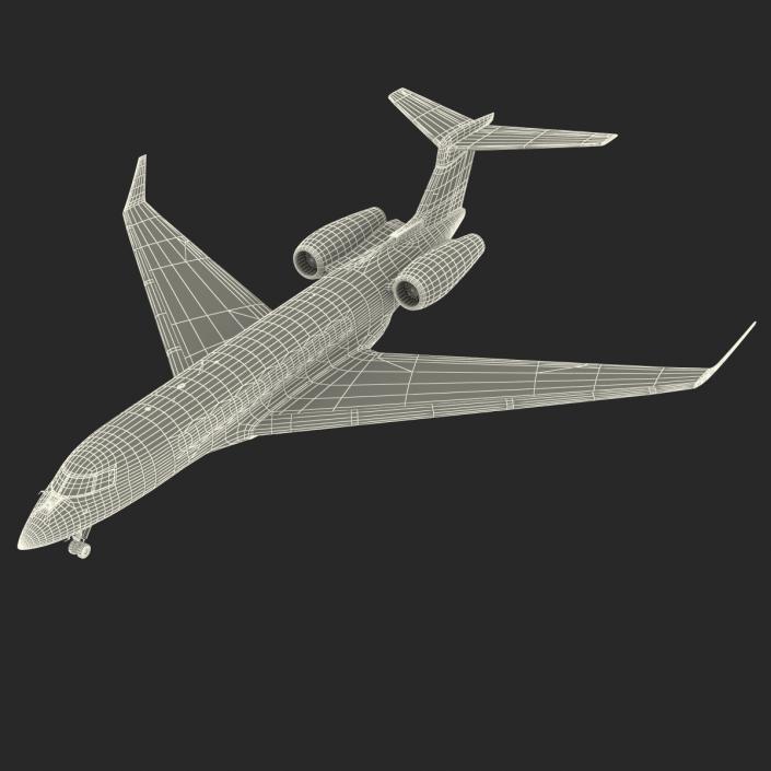 3D Business Jet Gulfstream G650 model