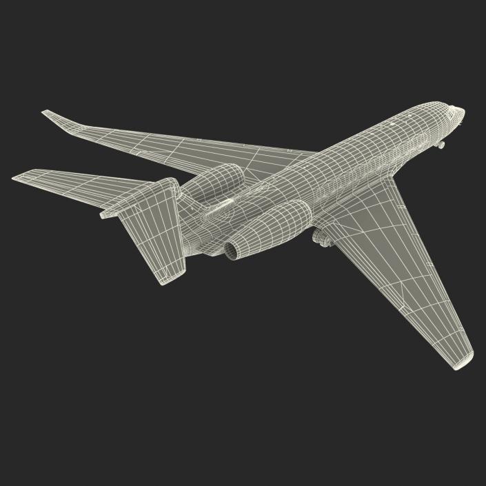 3D Business Jet Gulfstream G650 model